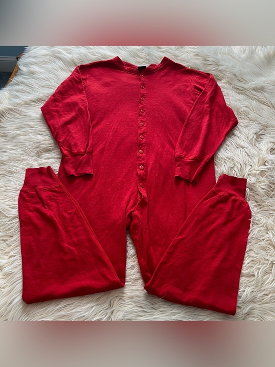 Duofold Other - Vintage Duofold One Piece Suit Long Johns Mens XL Thermal Underwear Red USA